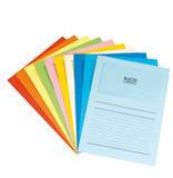 Ordnungsmappen mit Sichtfenster und Linien 220x310 mm 10 Farben Mix 120 g/qm